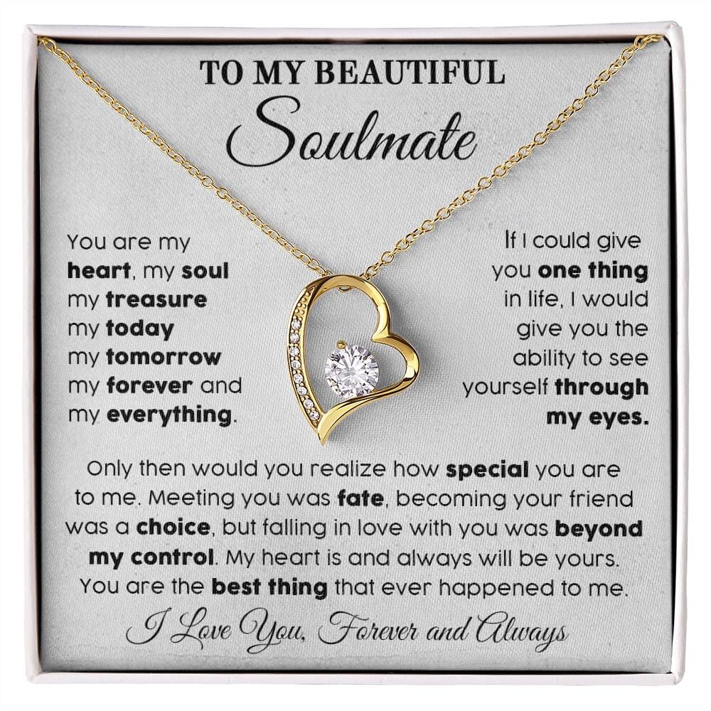 To My Beautiful Soulmate - My Everything - Eternal Love Necklace - Celeste Jewel