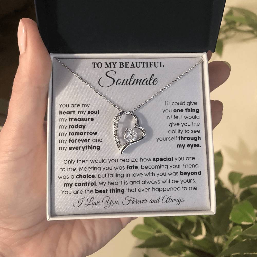 To My Beautiful Soulmate - My Everything - Eternal Love Necklace - Celeste Jewel