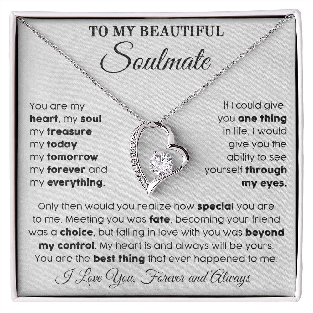 To My Beautiful Soulmate - My Everything - Eternal Love Necklace - Celeste Jewel