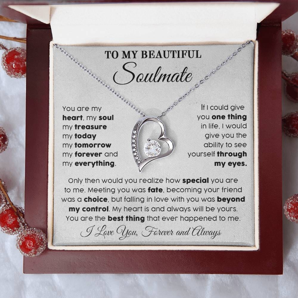 To My Beautiful Soulmate - My Everything - Eternal Love Necklace - Celeste Jewel
