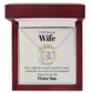 To My Beautiful Wife - Every Single Day - Perfect Pair Necklace - Celeste Jewel