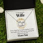 To My Beautiful Wife - Every Single Day - Perfect Pair Necklace - Celeste Jewel