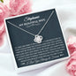 To My Beautiful Wife - How Special You Are - Love Knot Necklace - Celeste Jewel