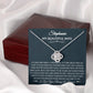 To My Beautiful Wife - How Special You Are - Love Knot Necklace - Celeste Jewel