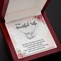 To My Beautiful Wife - Just Like Wine - Perfect Pair Necklace - Celeste Jewel