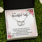 To My Beautiful Wife - Just Like Wine - Perfect Pair Necklace - Celeste Jewel