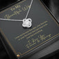 To My Beautiful Wife - Last Everything - Love Knot Necklace - Celeste Jewel