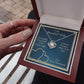 To My Beautiful Wife - Love You More Than That - Love Knot Necklace - Celeste Jewel