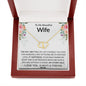 To My Beautiful Wife - My Other Half - Everlasting Love Necklace - Celeste Jewel