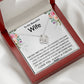 To My Beautiful Wife - My Other Half - Love Knot Necklace - Celeste Jewel