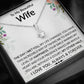 To My Beautiful Wife - My Other Half - Sparkling Radiance Necklace - Celeste Jewel