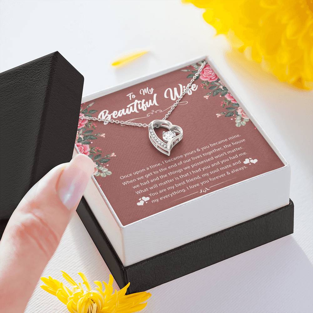 To My Beautiful Wife - Once Upon A Time - Eternal Love Necklace - Celeste Jewel