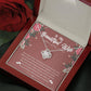 To My Beautiful Wife - Once Upon A Time - Love Knot Necklace - Celeste Jewel