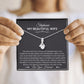 To My Beautiful Wife - The Day I Met You- Sparkling Radiance Necklace - Celeste Jewel