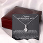 To My Beautiful Wife - The Day I Met You- Sparkling Radiance Necklace - Celeste Jewel