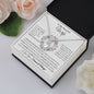 To My Beautiful Wife - Through My Eyes- Eternal Hope Necklace - Celeste Jewel