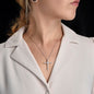 To My Beautiful Wife - You Are The Blessing - Cubic Zirconia Cross Necklace - Celeste Jewel