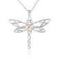 To My Best Friend - Always There - Dragonfly Necklace - Celeste Jewel