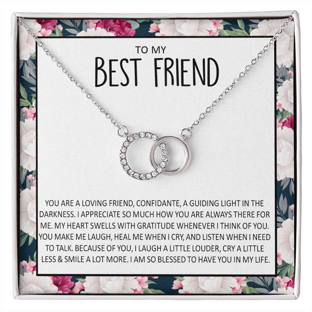 To My Best Friend - Because Of You - Perfect Pair Necklace - Celeste Jewel