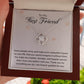 To My Best Friend - Forever Grateful - Love Knot Necklace - Celeste Jewel
