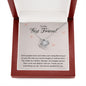 To My Best Friend - Forever Grateful - Love Knot Necklace - Celeste Jewel