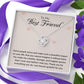 To My Best Friend - Forever Grateful - Love Knot Necklace - Celeste Jewel