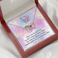 To My Best Friend - Friends Like You - Interlocking Hearts Necklace - Celeste Jewel