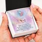 To My Best Friend - Friends Like You - Interlocking Hearts Necklace - Celeste Jewel