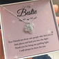 To My Bestie - True Friends - Love Knot Necklace - Celeste Jewel