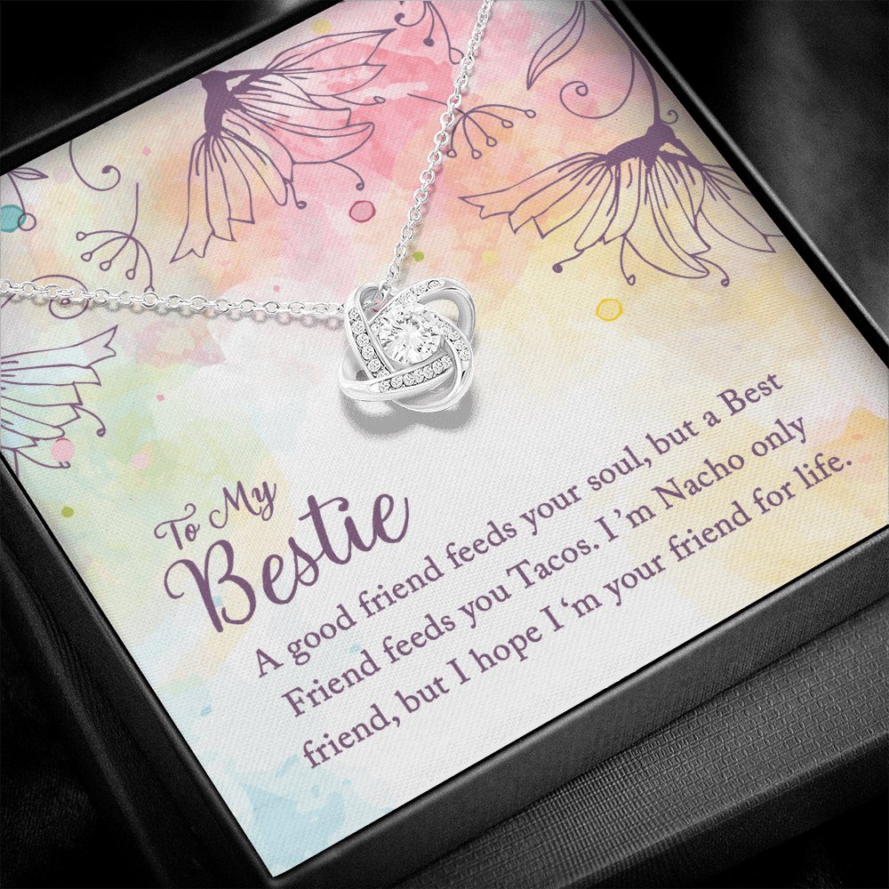 To My Bestie - Your Soul - Love Knot Necklace - Celeste Jewel