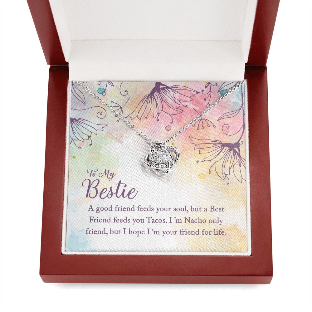 To My Bestie - Your Soul - Love Knot Necklace - Celeste Jewel