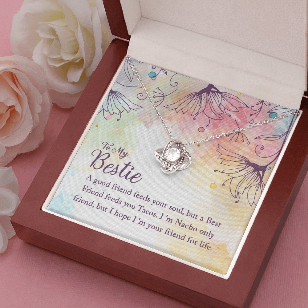 To My Bestie - Your Soul - Love Knot Necklace - Celeste Jewel