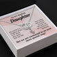 To My Bonus Daughter - My World Is A Brighter Place - Perfect Pair Necklace - Celeste Jewel