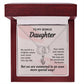 To My Bonus Daughter - My World Is A Brighter Place - Perfect Pair Necklace - Celeste Jewel