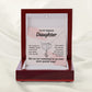 To My Bonus Daughter - My World Is A Brighter Place - Perfect Pair Necklace - Celeste Jewel