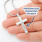 To My Boyfriend - More Than You Ever Know - Personalized Cross Necklace - Celeste Jewel