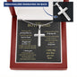 To My Boyfriend - More Than You Ever Know - Personalized Cross Necklace - Celeste Jewel