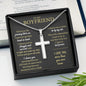 To My Boyfriend - More Than You Ever Know - Personalized Cross Necklace - Celeste Jewel