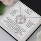 To My Caring Mom - Your Little Girl - Eternal Hope Necklace - Celeste Jewel