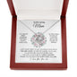 To My Caring Mum (From Son) - Your Little Boy - Love Knot Necklace - Celeste Jewel