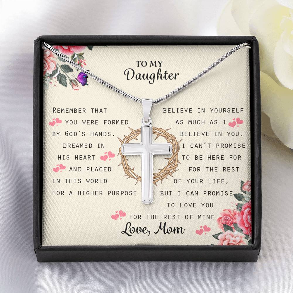 To My Daughter - A Higher Purpose - Cross Necklace - Celeste Jewel