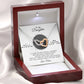 To My Daughter - Always Carry You In My Heart - Interlocking Hearts Necklace - Celeste Jewel