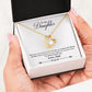 To My Daughter - Always Here For You - Eternal Love Necklace - Celeste Jewel
