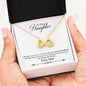 To My Daughter - Always Here For You - Infinity Necklace - Celeste Jewel