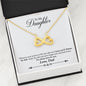 To My Daughter - Always Here For You - Infinity Necklace - Celeste Jewel