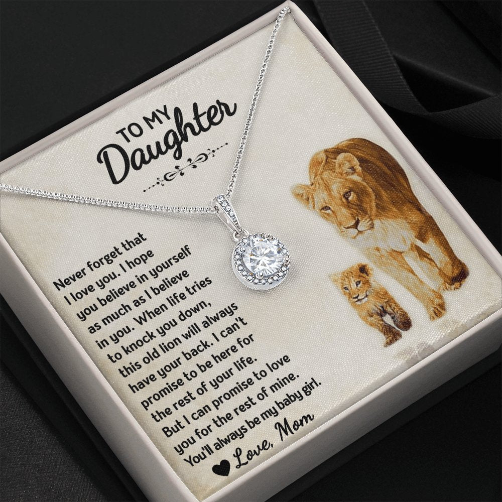 To My Daughter - Always My Baby - Eternal Hope Necklace - Celeste Jewel