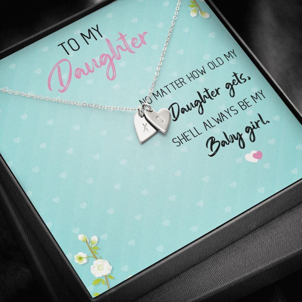 To My Daughter - Always My Baby Girl - Love & Hugs Necklace - Celeste Jewel