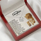To My Daughter - Always My Baby Girl - Love Knot Necklace - Celeste Jewel
