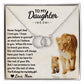 To My Daughter - Always My Baby Girl - Perfect Pair Necklace - Celeste Jewel