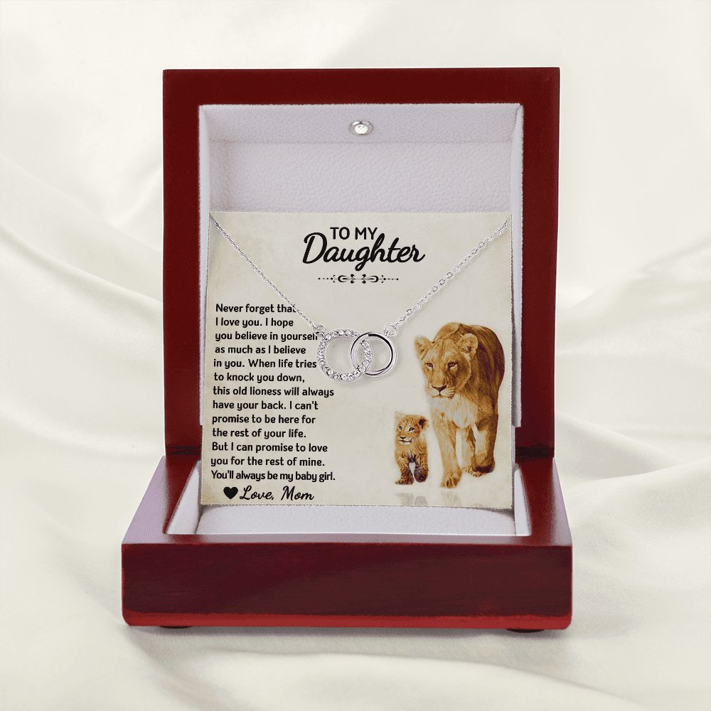 To My Daughter - Always My Baby Girl - Perfect Pair Necklace - Celeste Jewel